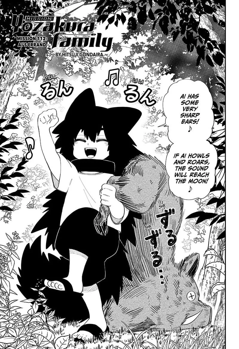 Mission: Yozakura Family Chapter 112 page 1