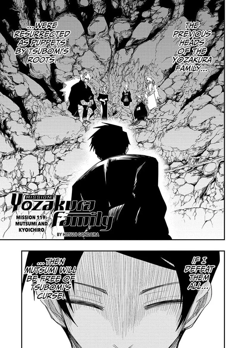 Mission: Yozakura Family Chapter 119 page 1