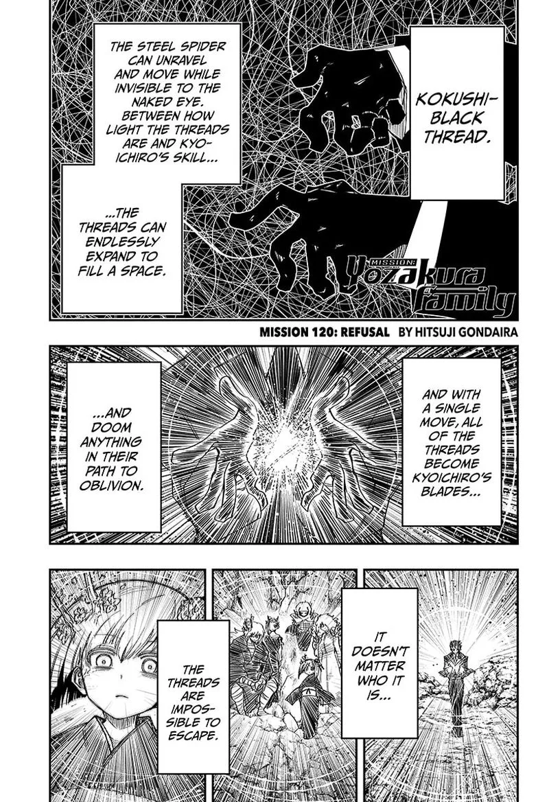 Mission: Yozakura Family Chapter 120 page 1