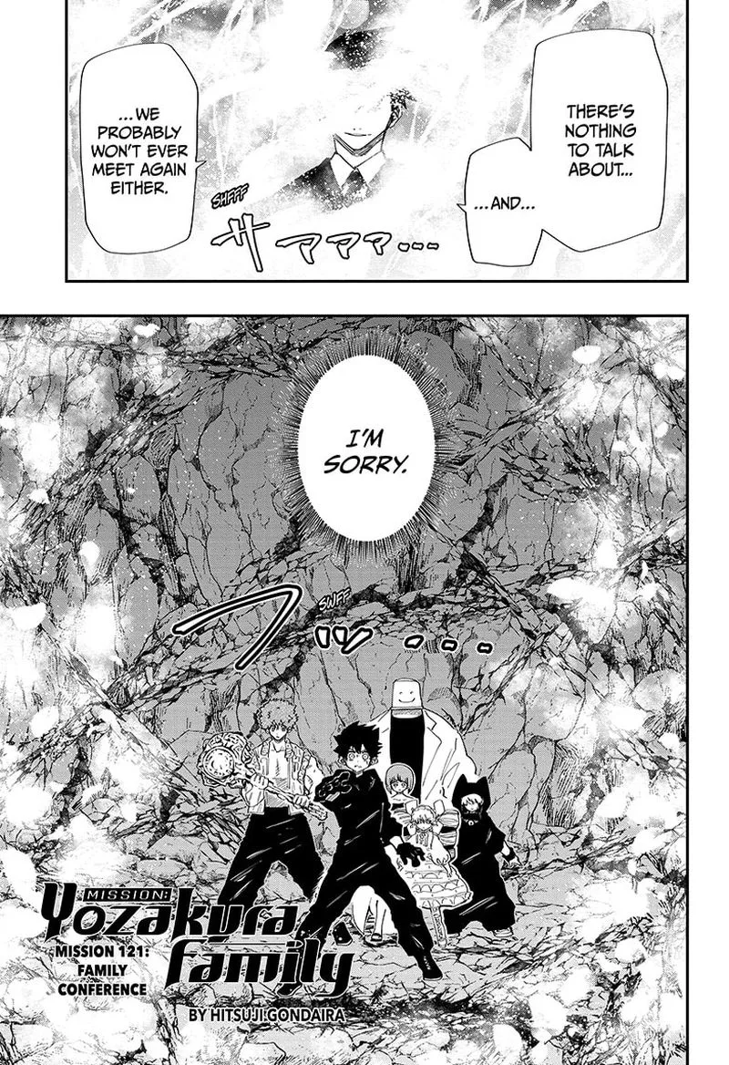 Mission: Yozakura Family Chapter 121 page 1