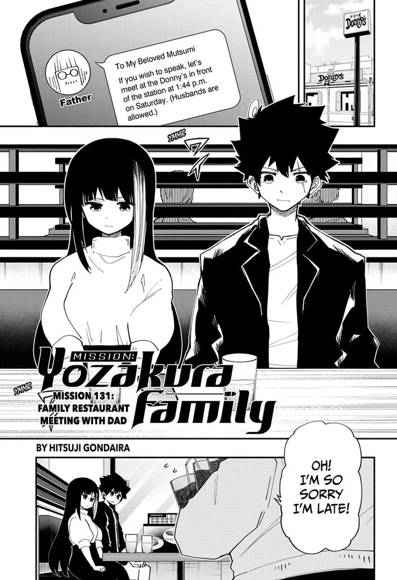 Mission: Yozakura Family Chapter 131 page 1