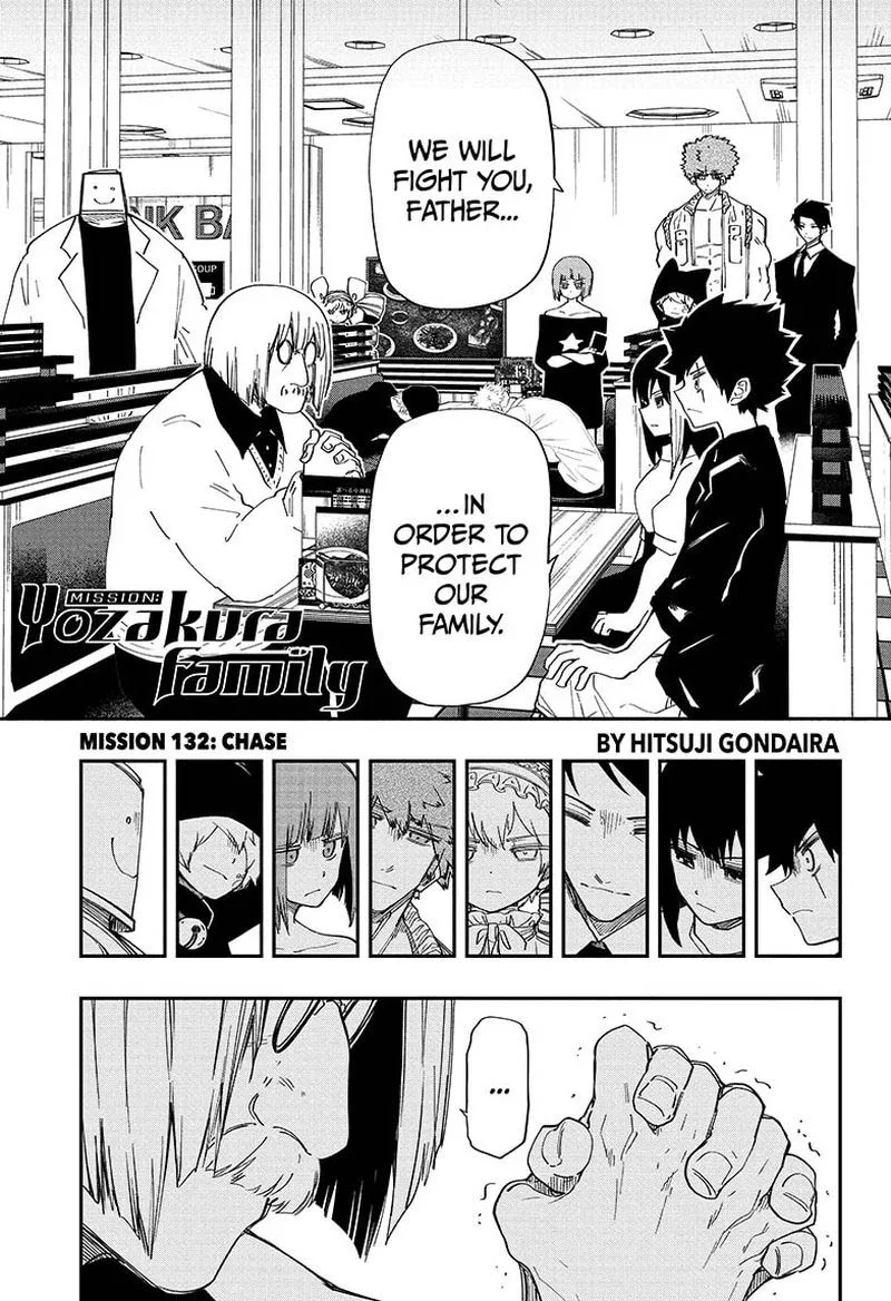 Mission: Yozakura Family Chapter 132 page 1