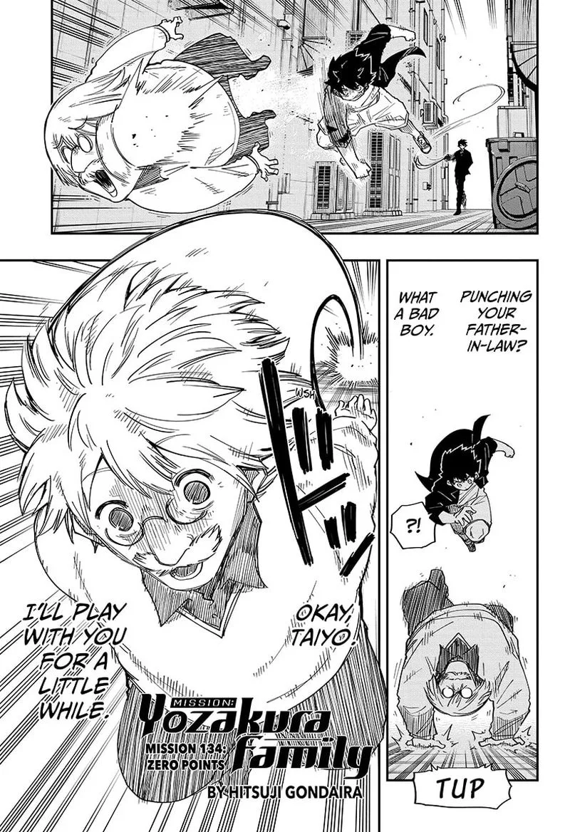 Mission: Yozakura Family Chapter 134 page 1