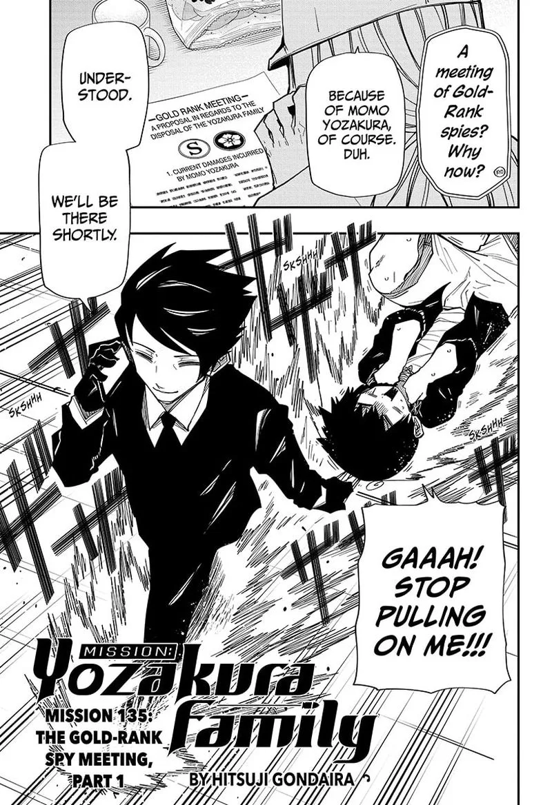 Mission: Yozakura Family Chapter 135 page 1