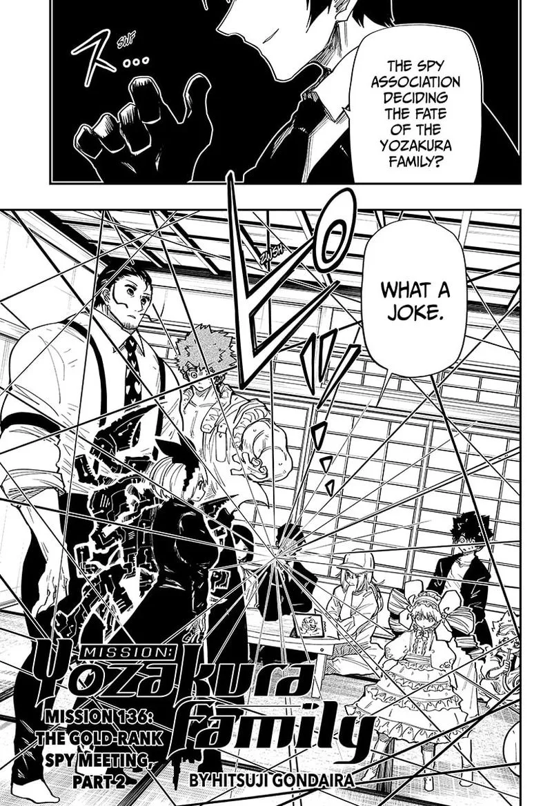 Mission: Yozakura Family Chapter 136 page 1