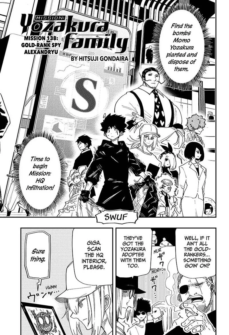 Mission: Yozakura Family Chapter 138 page 1