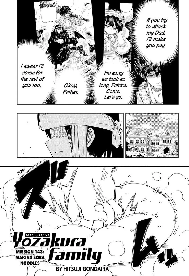 Mission: Yozakura Family Chapter 143 page 1
