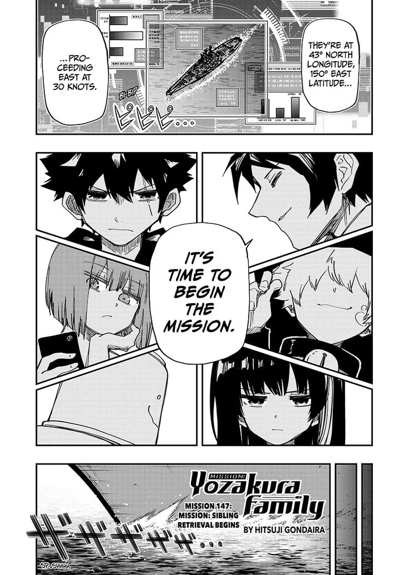 Mission: Yozakura Family Chapter 147 page 1