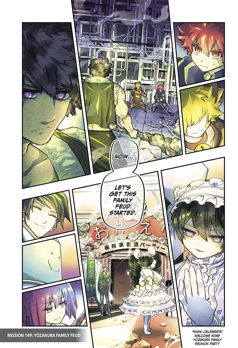 Mission: Yozakura Family Chapter 149 page 1