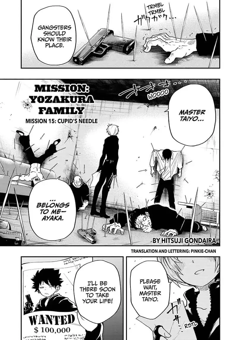Mission: Yozakura Family Chapter 15 page 1