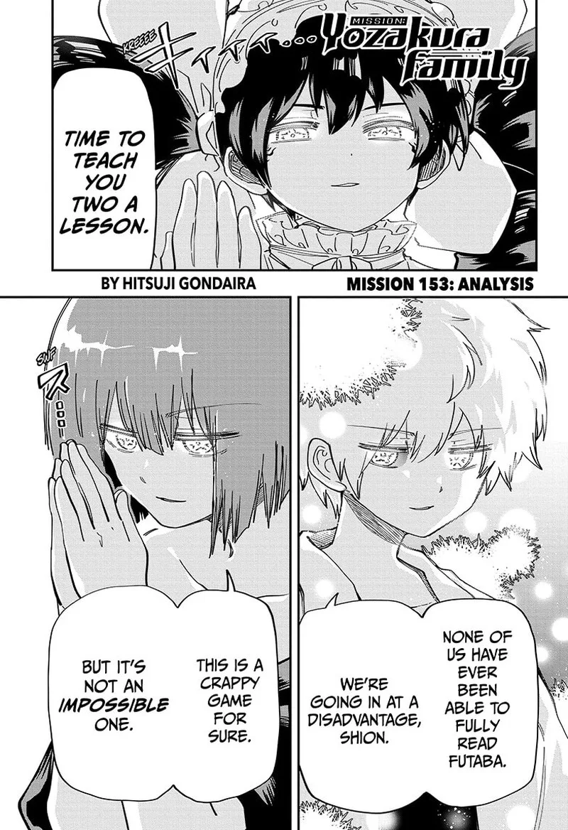 Mission: Yozakura Family Chapter 153 page 1