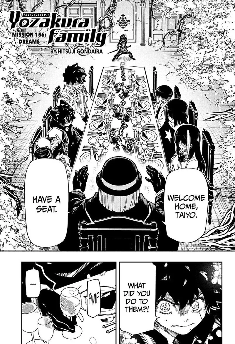 Mission: Yozakura Family Chapter 156 page 1