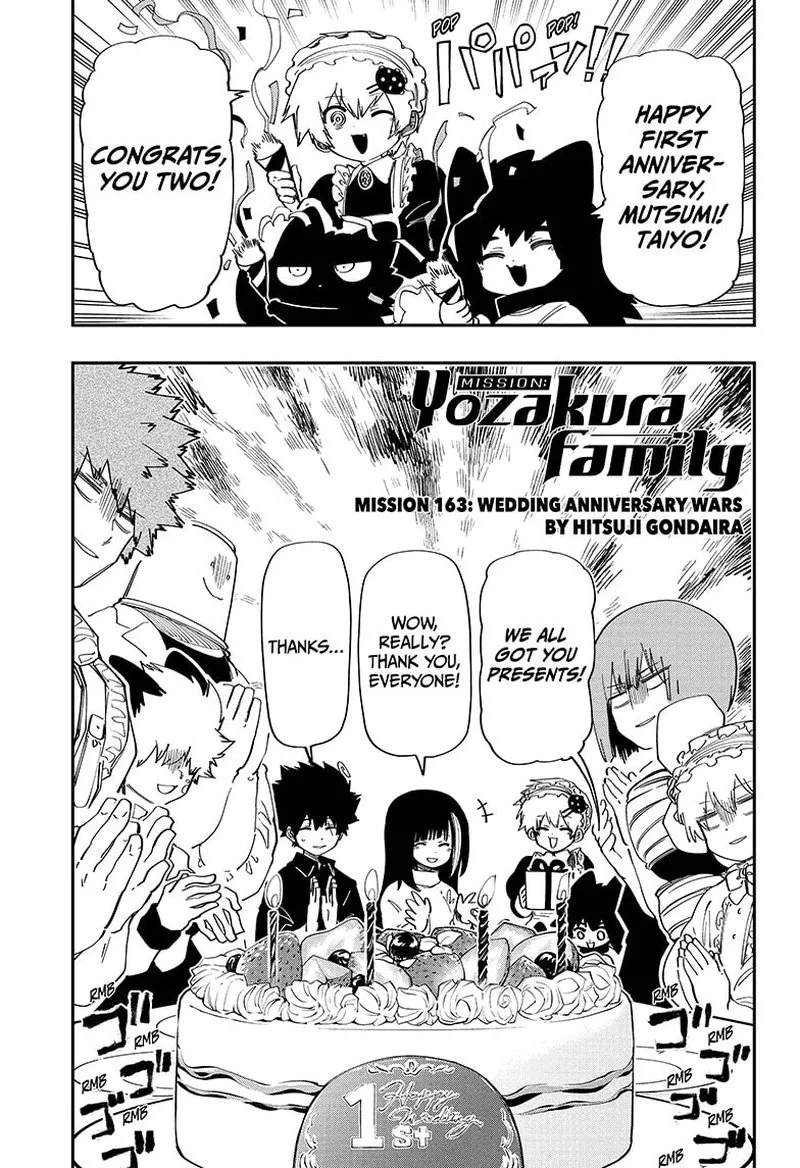Mission: Yozakura Family Chapter 163 page 1