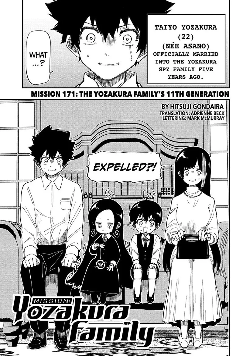Mission: Yozakura Family Chapter 171 page 1