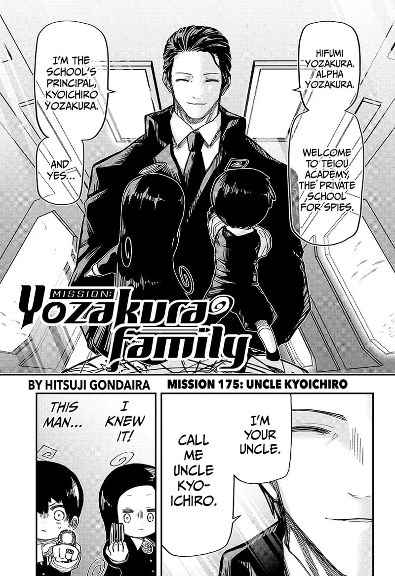 Mission: Yozakura Family Chapter 175 page 1