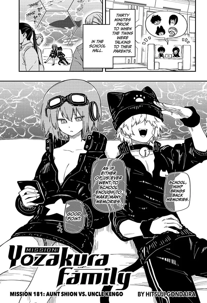 Mission: Yozakura Family Chapter 181 page 1