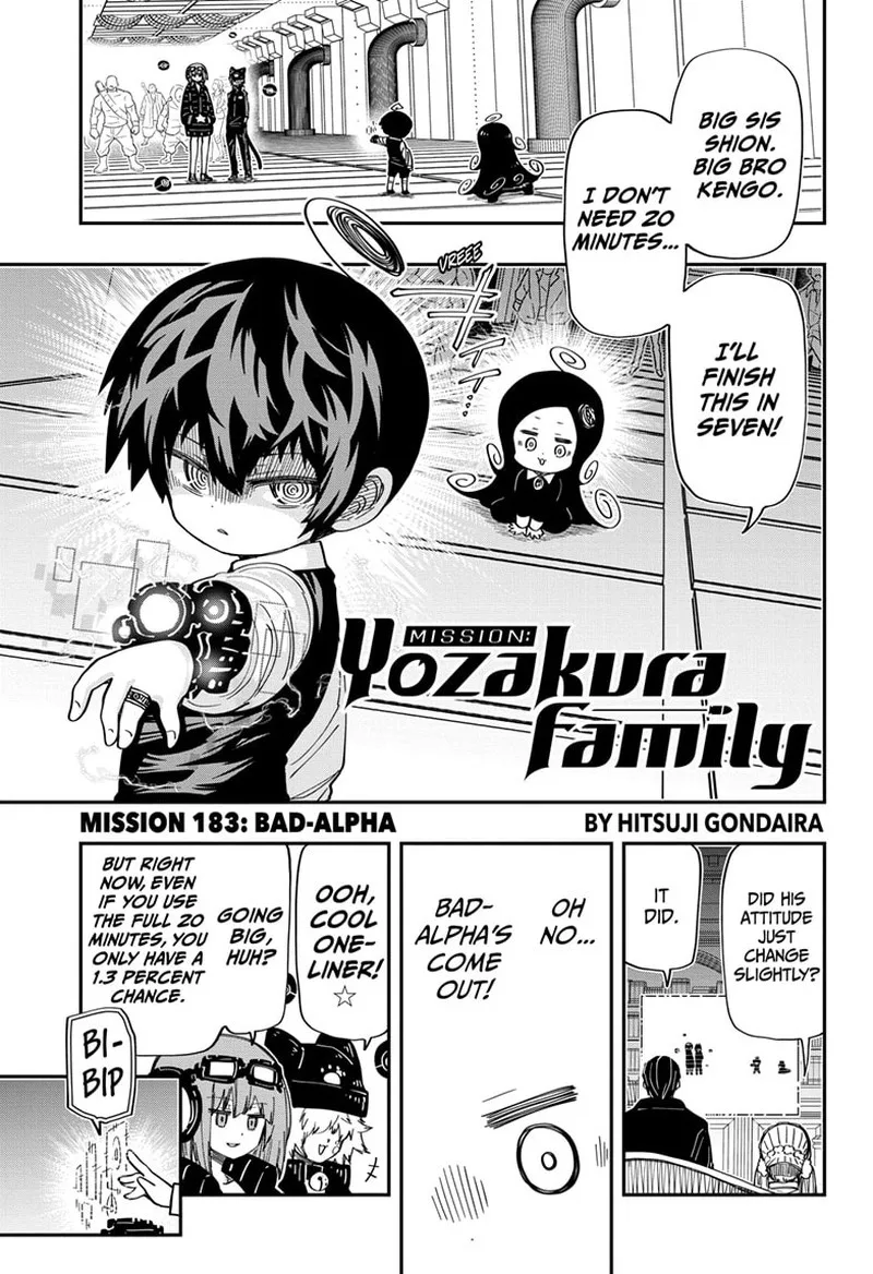 Mission: Yozakura Family Chapter 183 page 1