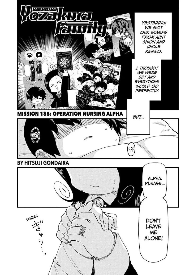 Mission: Yozakura Family Chapter 185 page 1