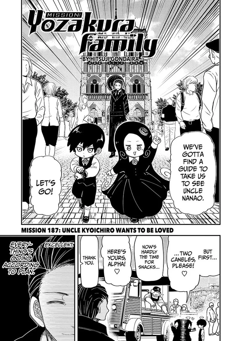 Mission: Yozakura Family Chapter 187 page 1