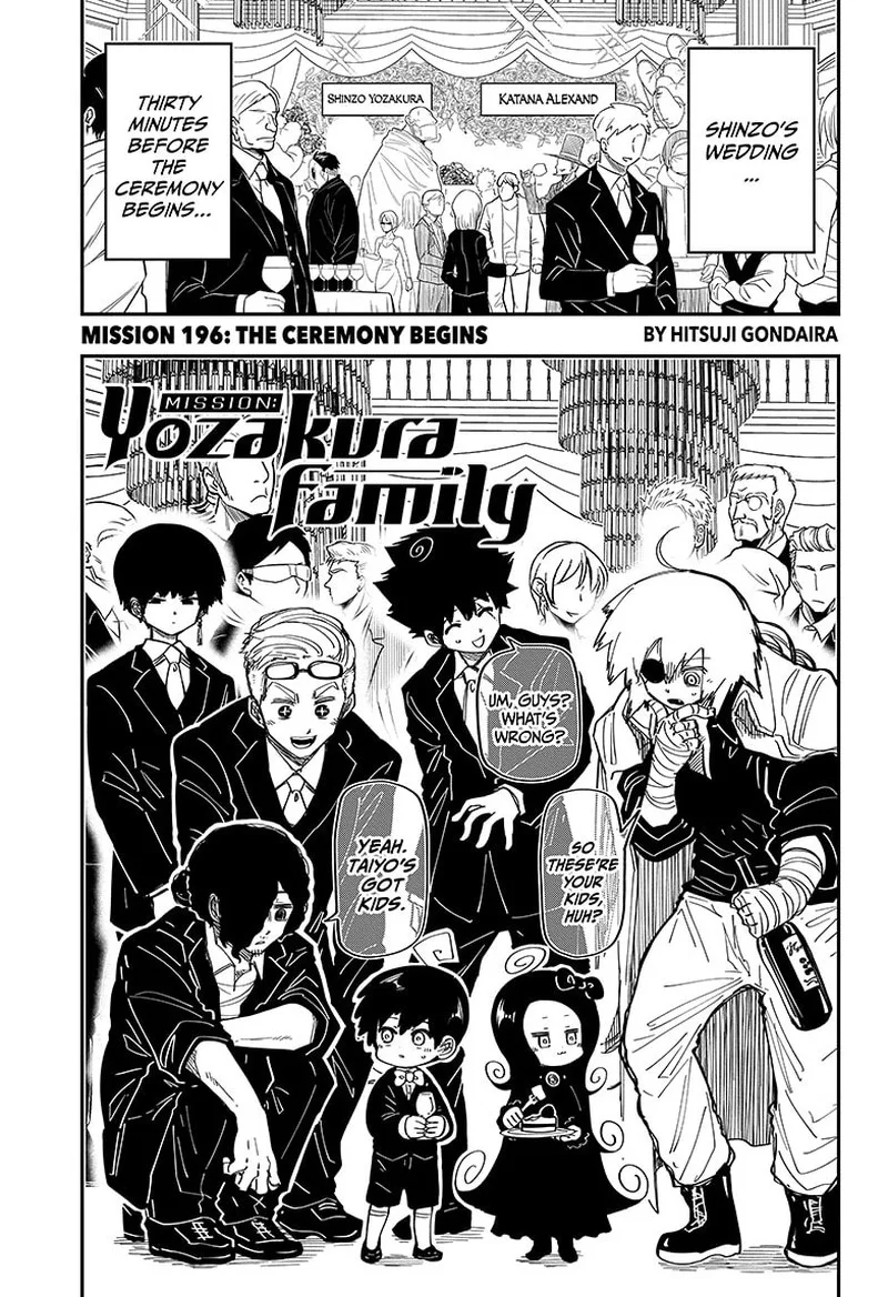 Mission: Yozakura Family Chapter 196 page 1
