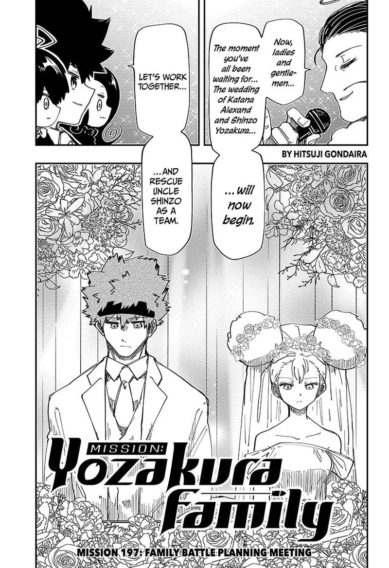 Mission: Yozakura Family Chapter 197 page 1