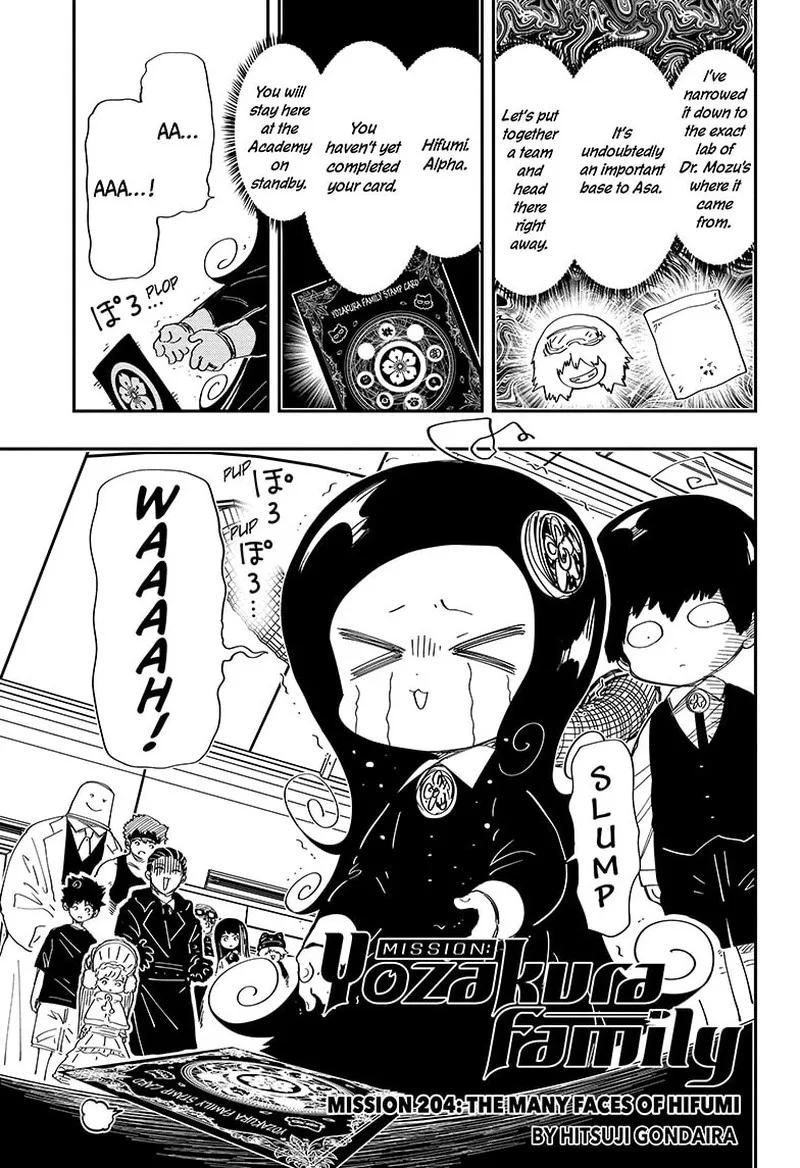 Mission: Yozakura Family Chapter 204 page 1
