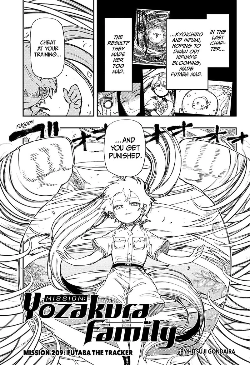 Mission: Yozakura Family Chapter 209 page 1