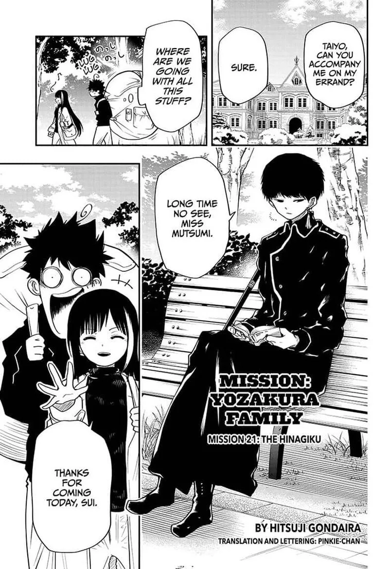 Mission: Yozakura Family Chapter 21 page 1