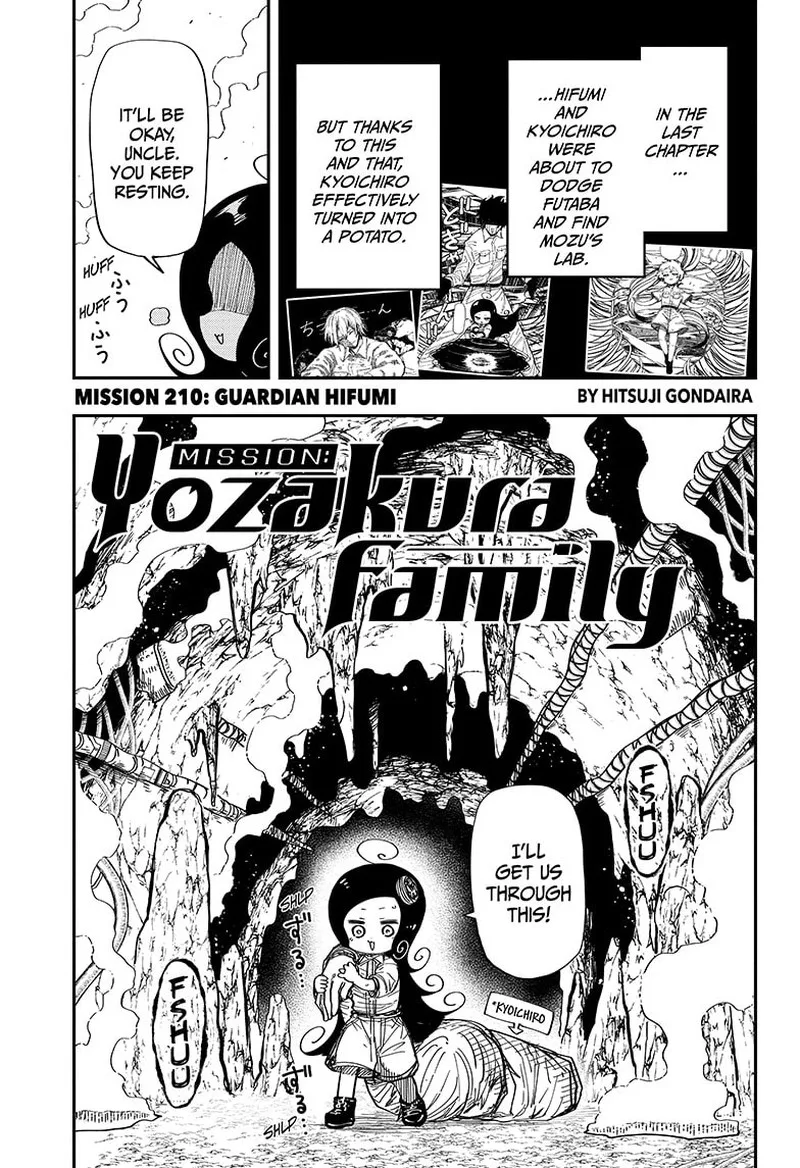 Mission: Yozakura Family Chapter 210 page 1