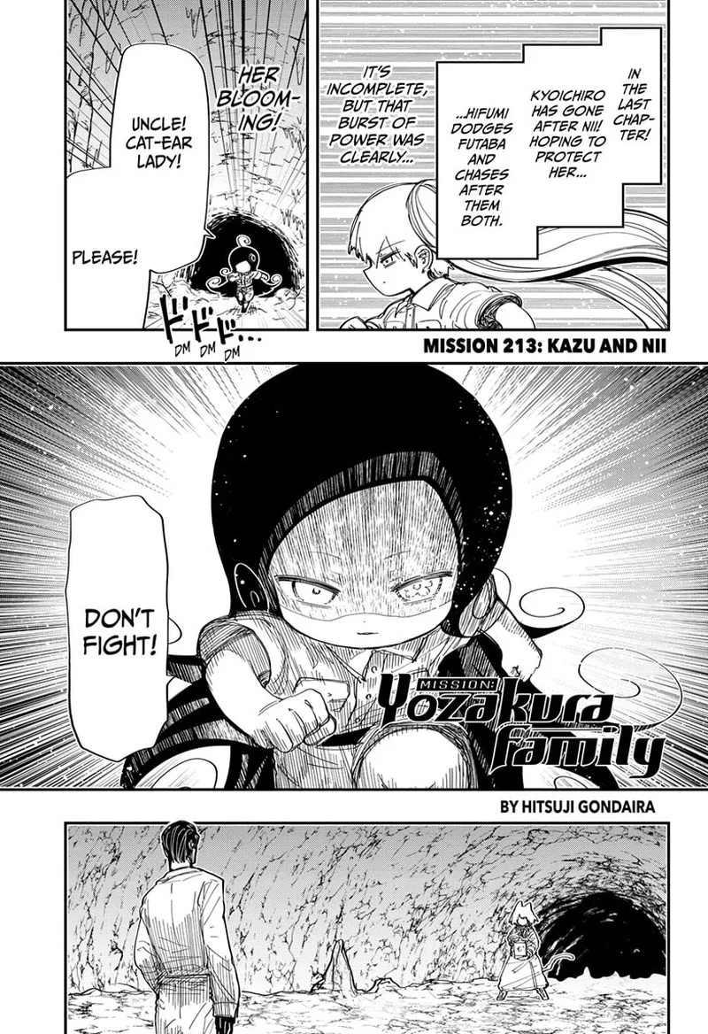 Mission: Yozakura Family Chapter 213 page 1