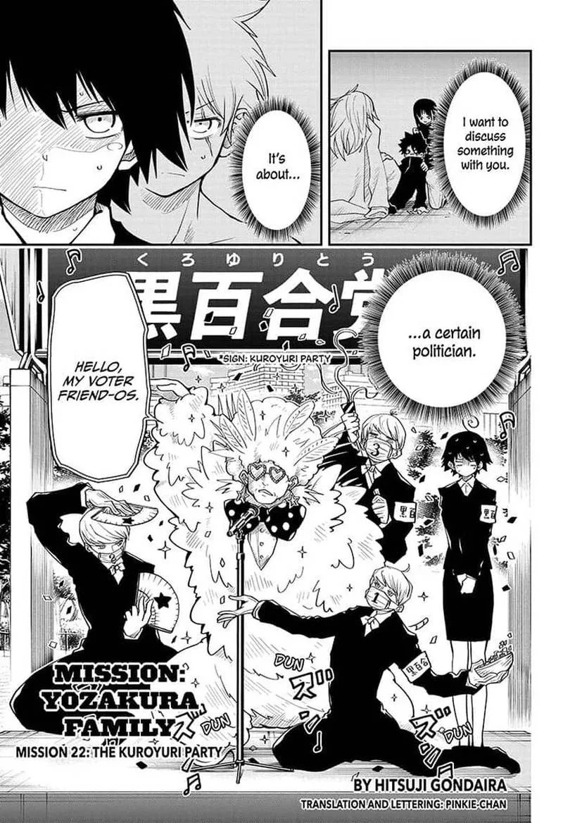 Mission: Yozakura Family Chapter 22 page 1