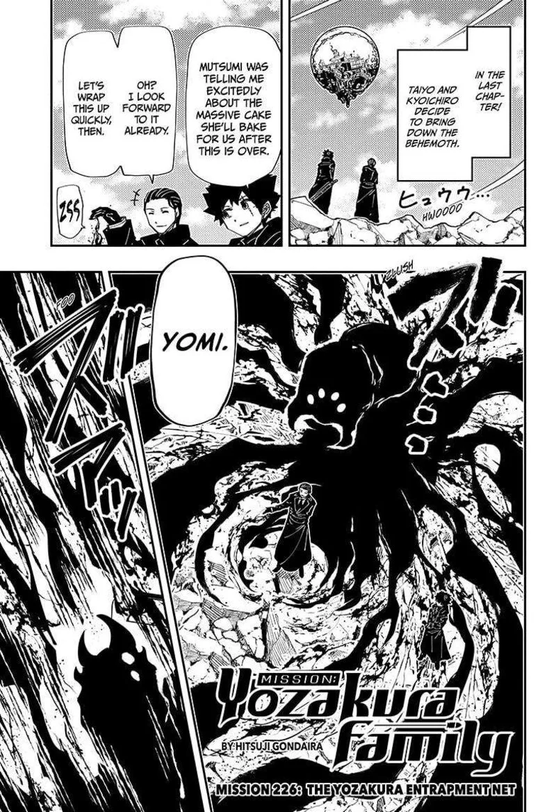 Mission: Yozakura Family Chapter 226 page 1