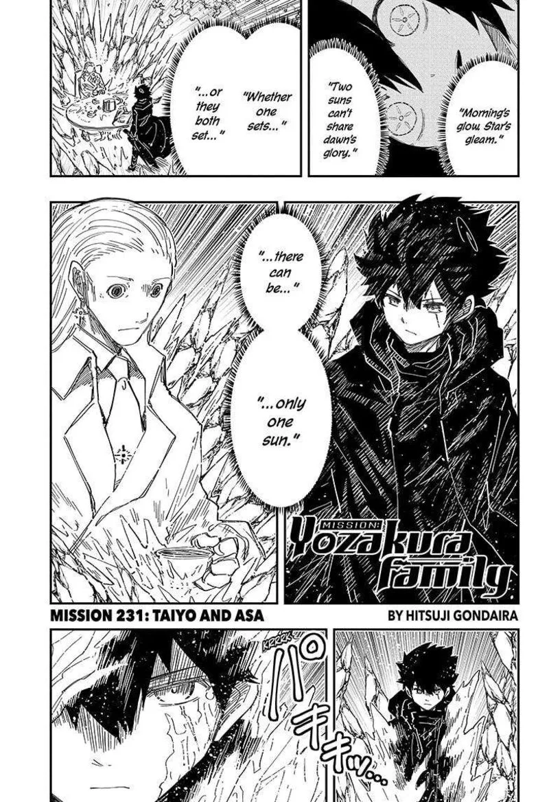Mission: Yozakura Family Chapter 231 page 1