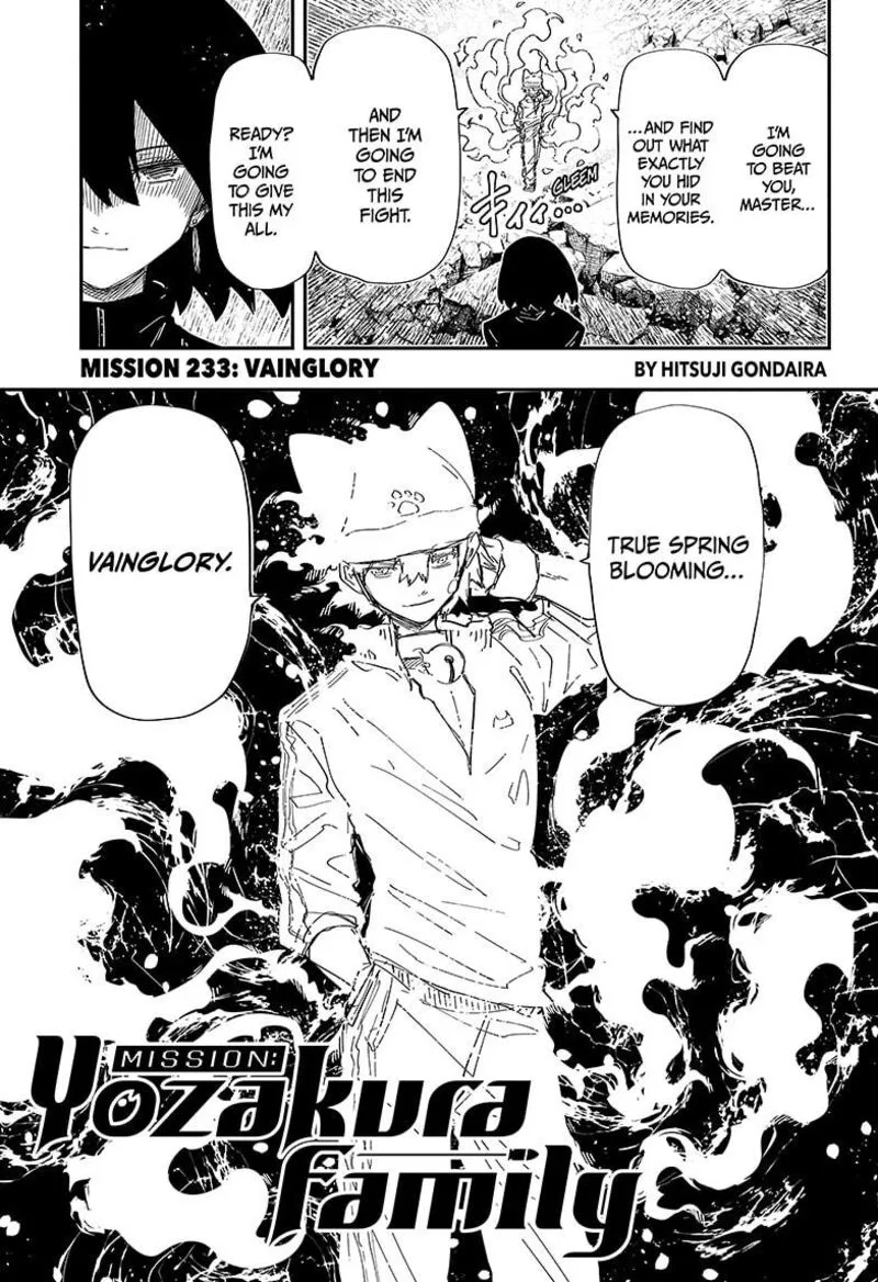 Mission: Yozakura Family Chapter 233 page 1