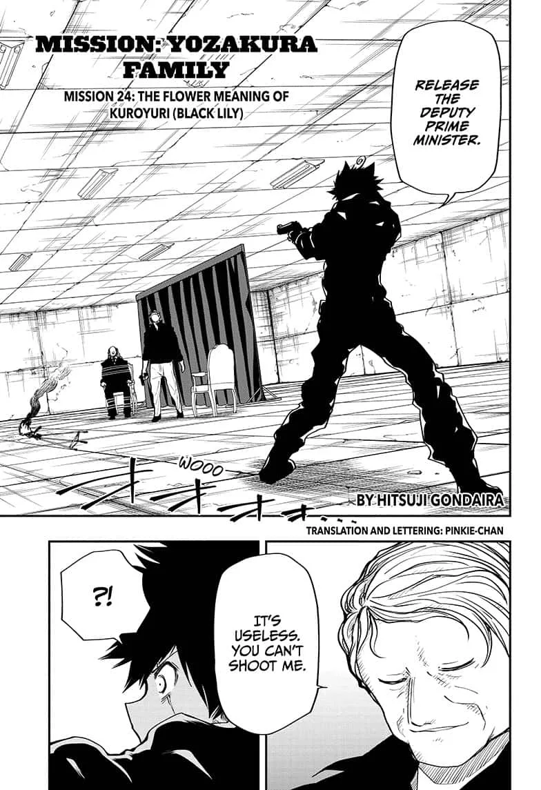 Mission: Yozakura Family Chapter 24 page 1