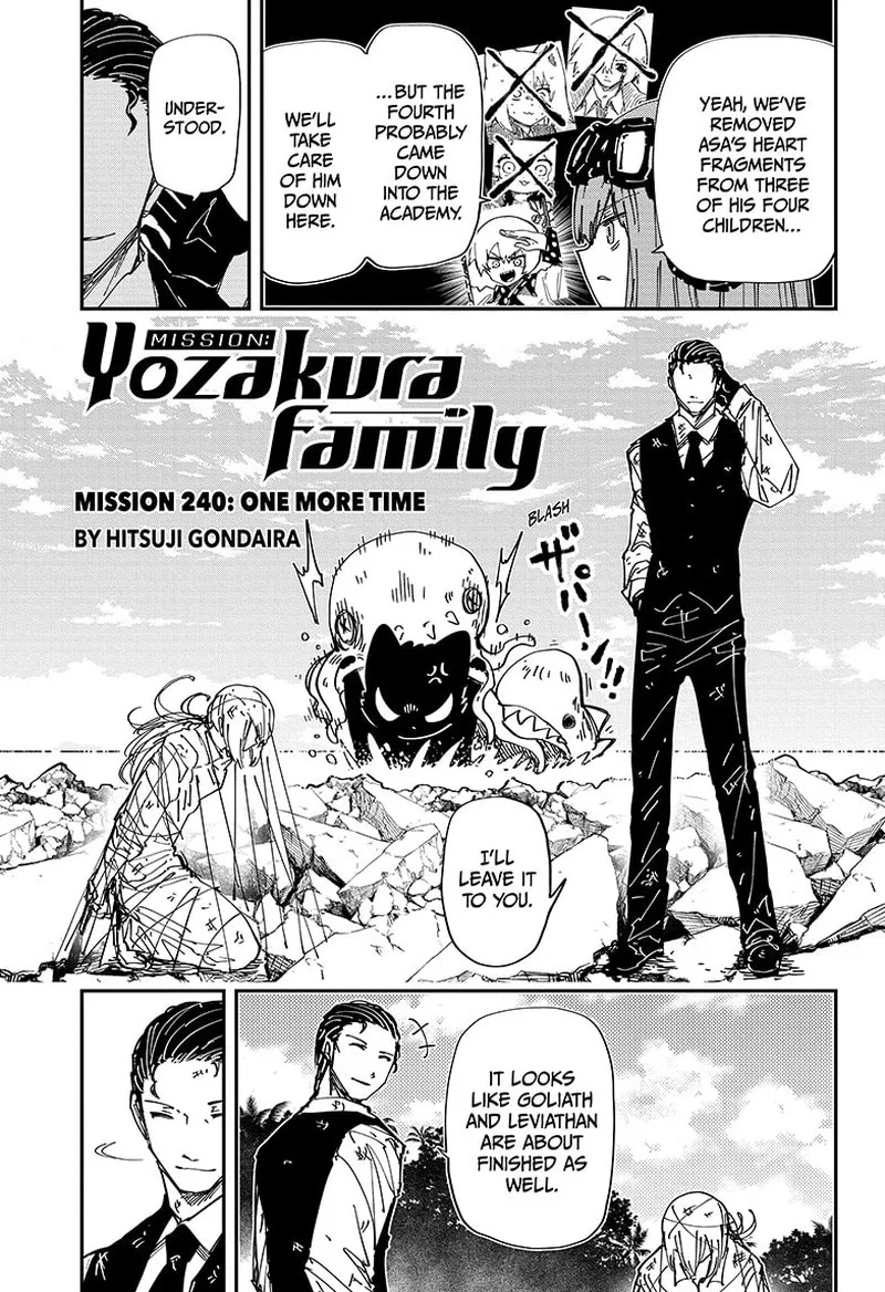 Mission: Yozakura Family Chapter 240 page 1