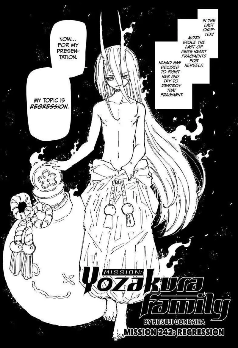 Mission: Yozakura Family Chapter 242 page 1
