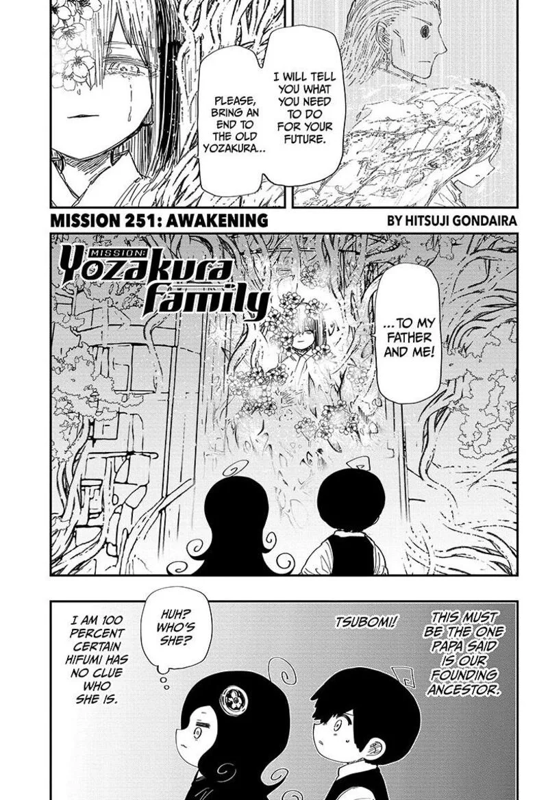 Mission: Yozakura Family Chapter 251 page 2