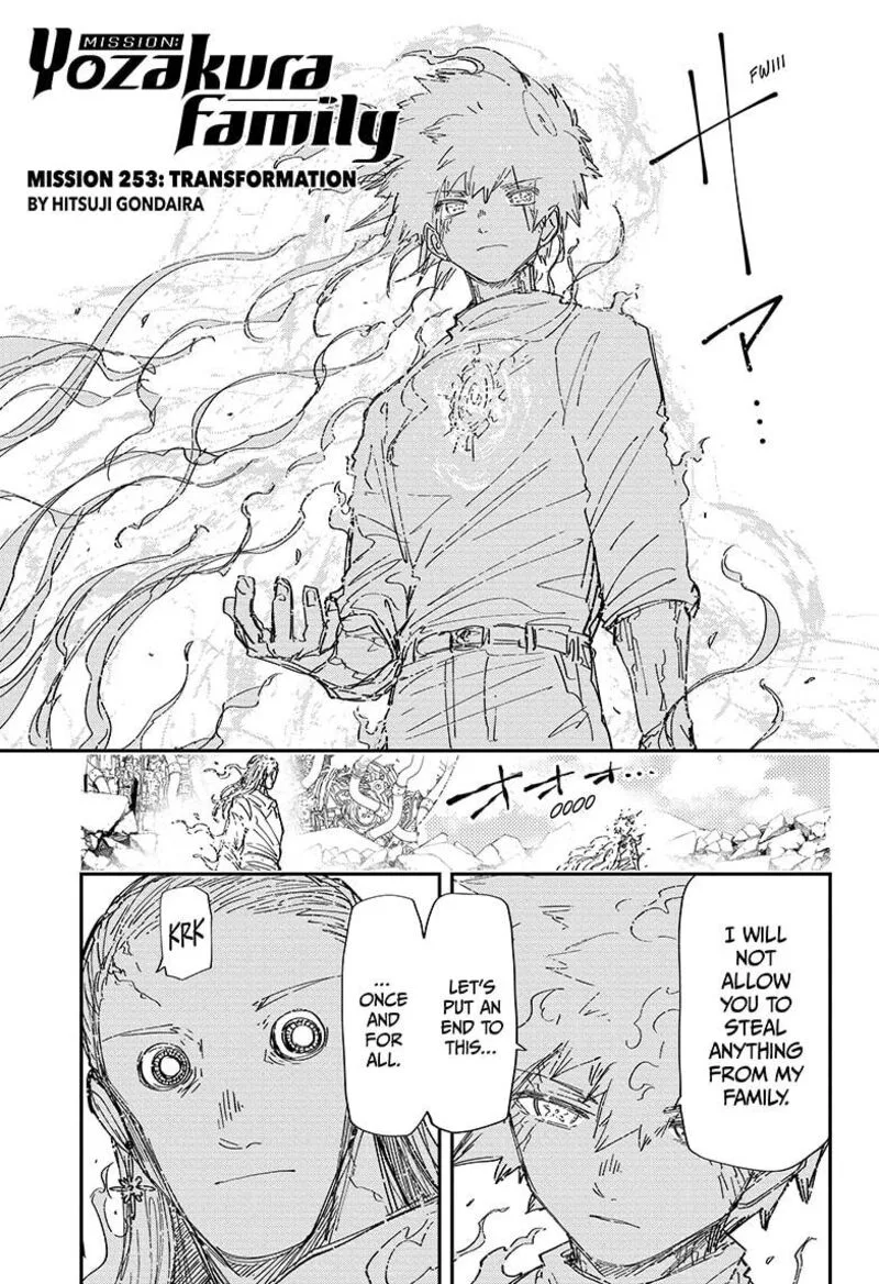Mission: Yozakura Family Chapter 253 page 1
