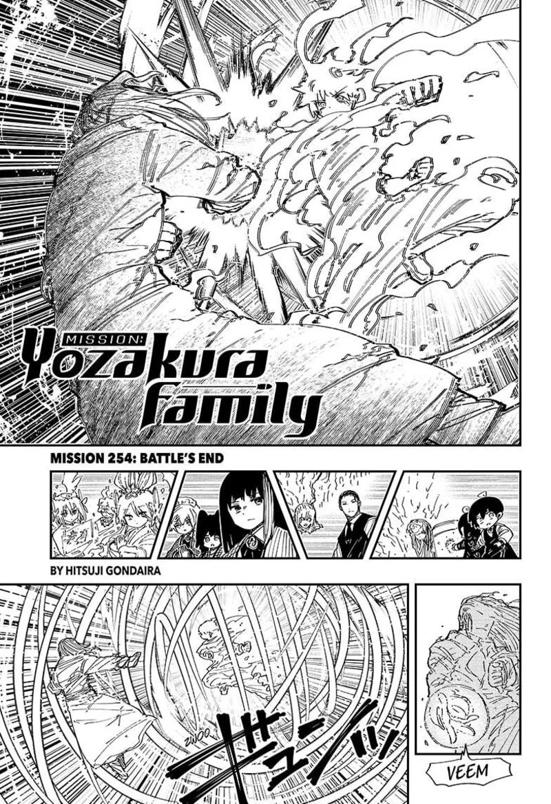 Mission: Yozakura Family Chapter 254 page 1
