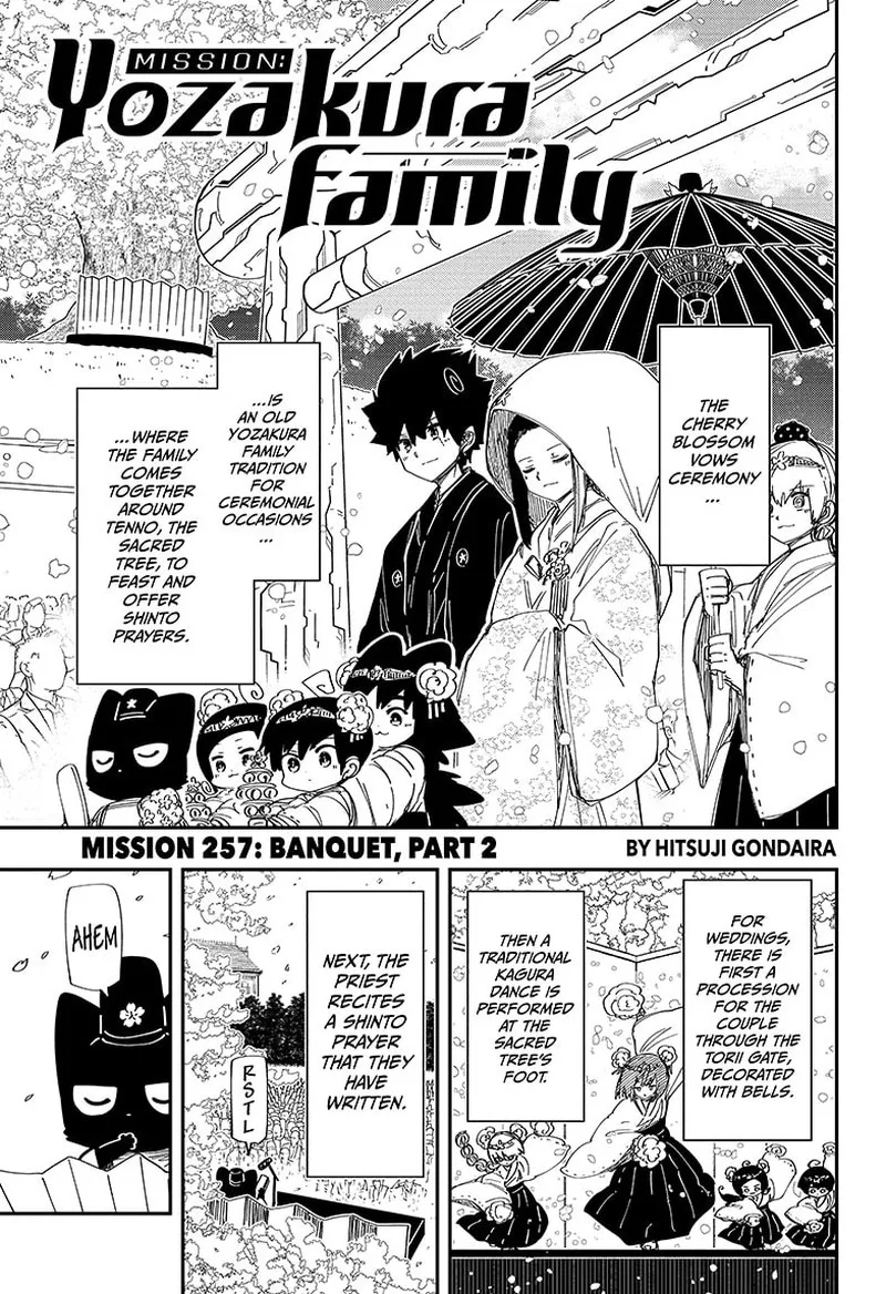 Mission: Yozakura Family Chapter 257 page 1