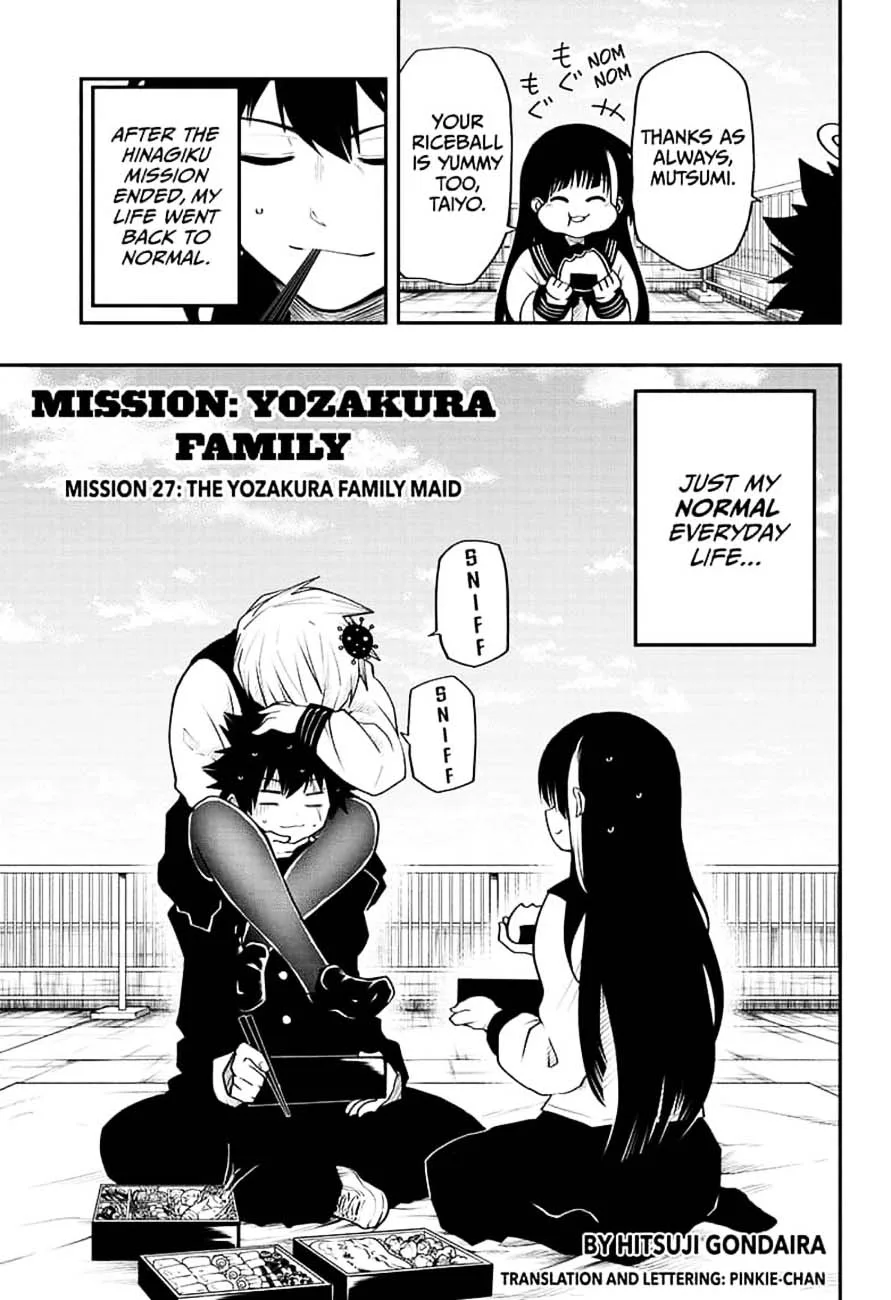 Mission: Yozakura Family Chapter 27 page 1