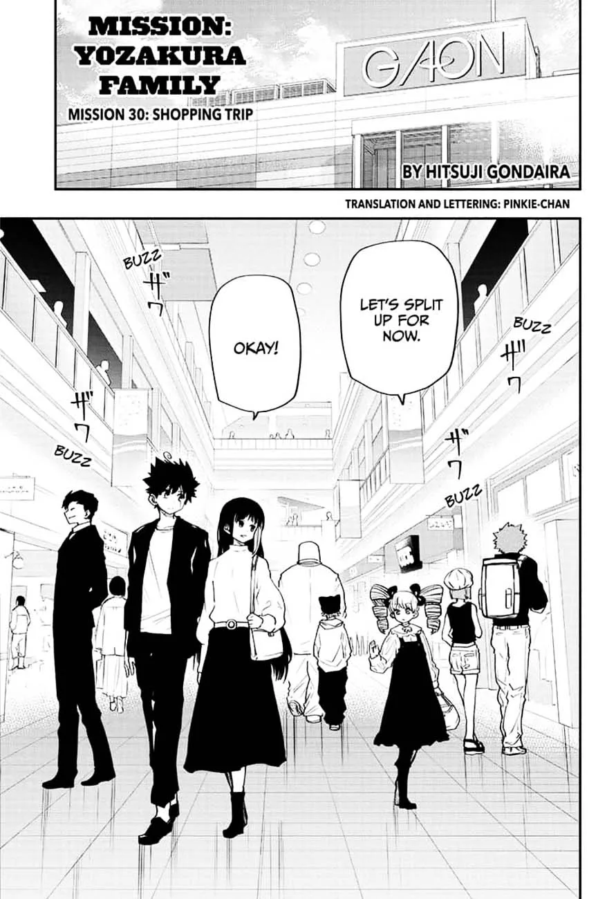 Mission: Yozakura Family Chapter 30 page 1