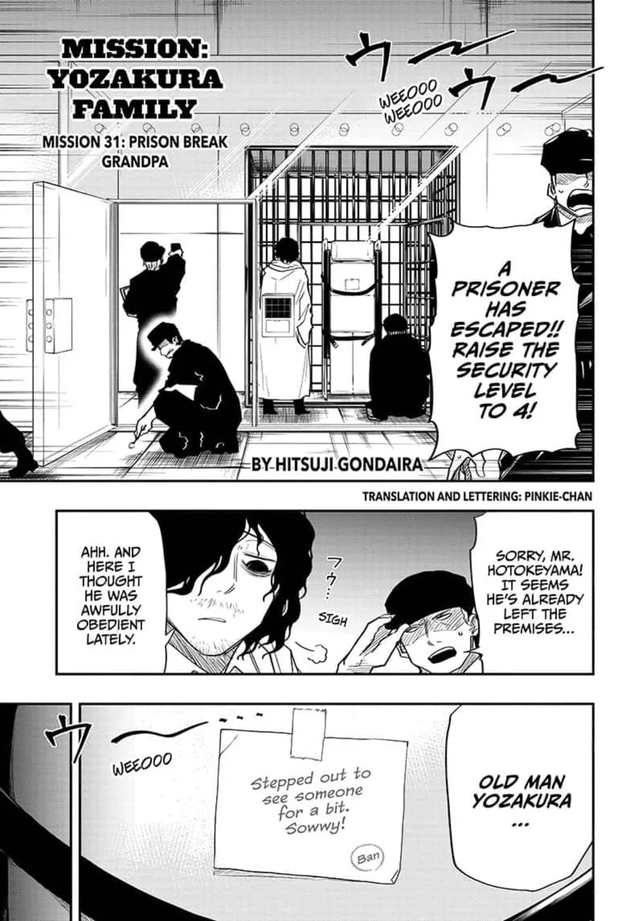 Mission: Yozakura Family Chapter 31 page 1