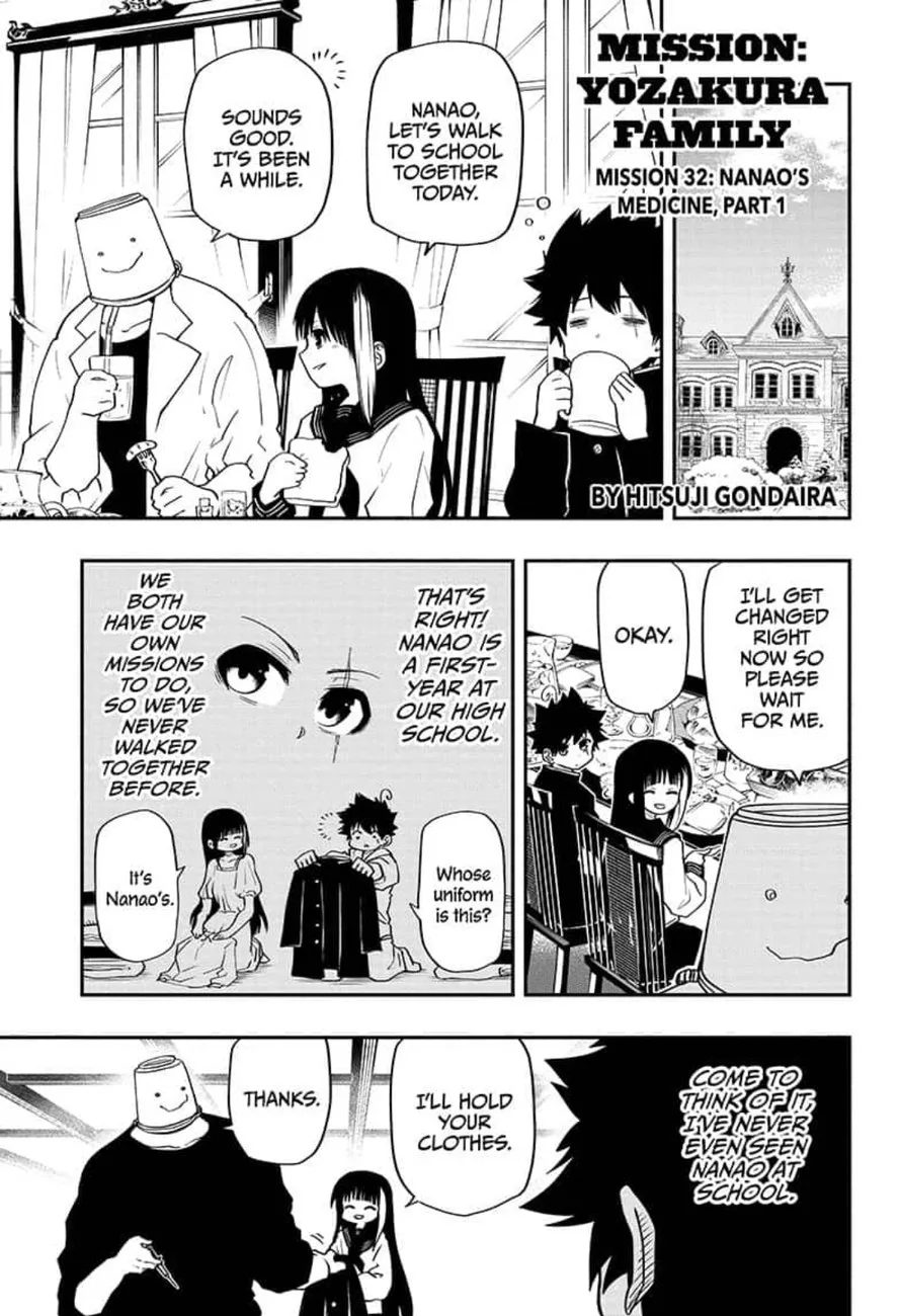 Mission: Yozakura Family Chapter 32 page 1