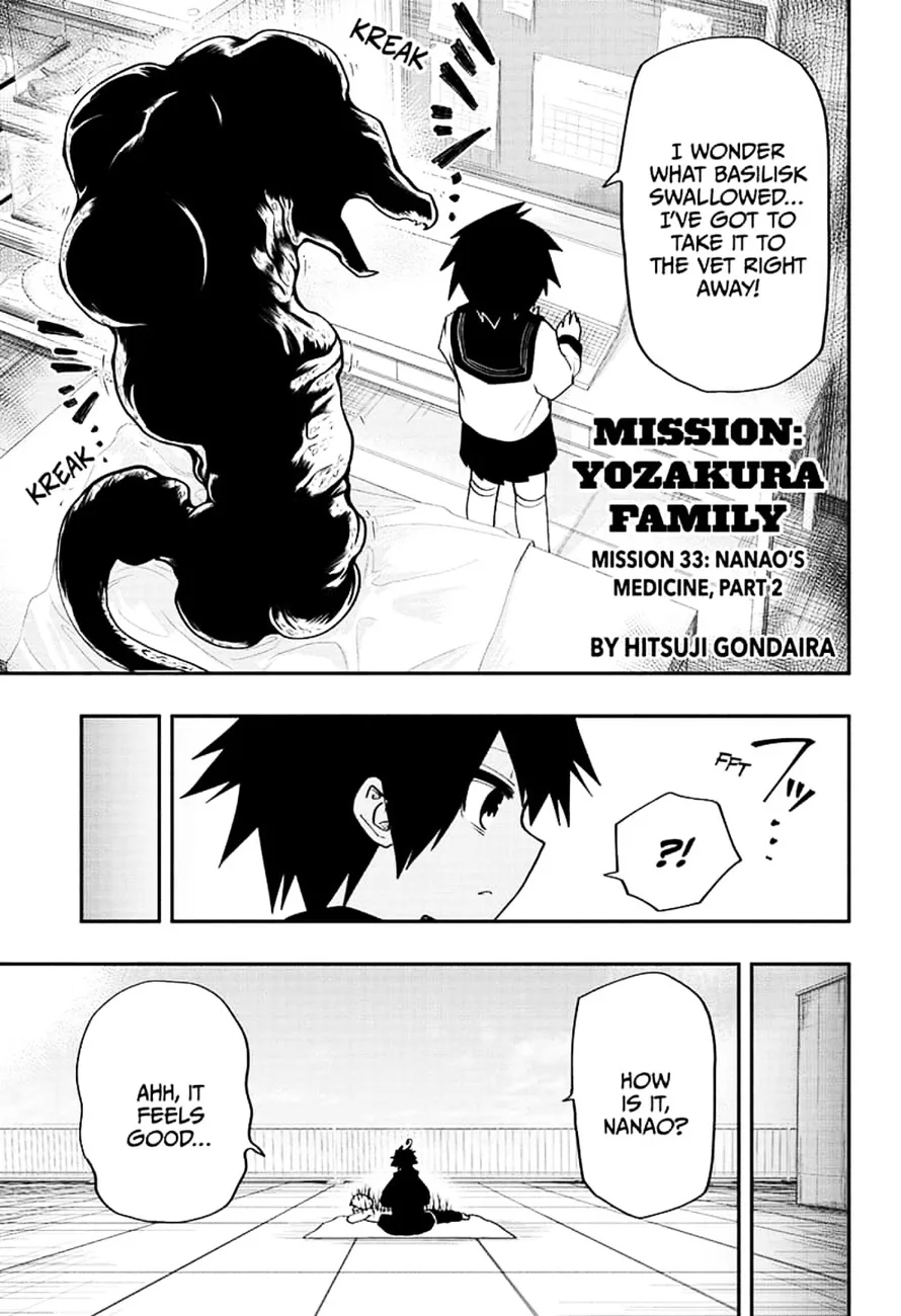 Mission: Yozakura Family Chapter 33 page 1