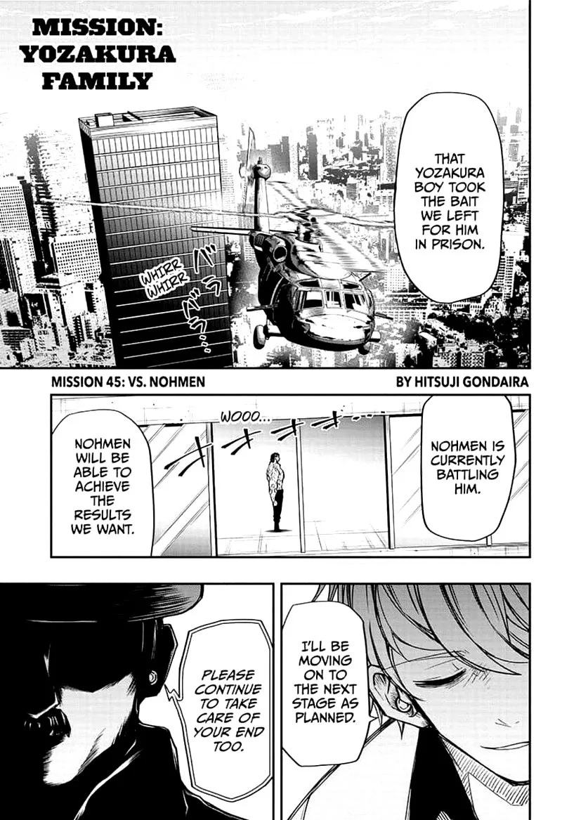 Mission: Yozakura Family Chapter 45 page 1
