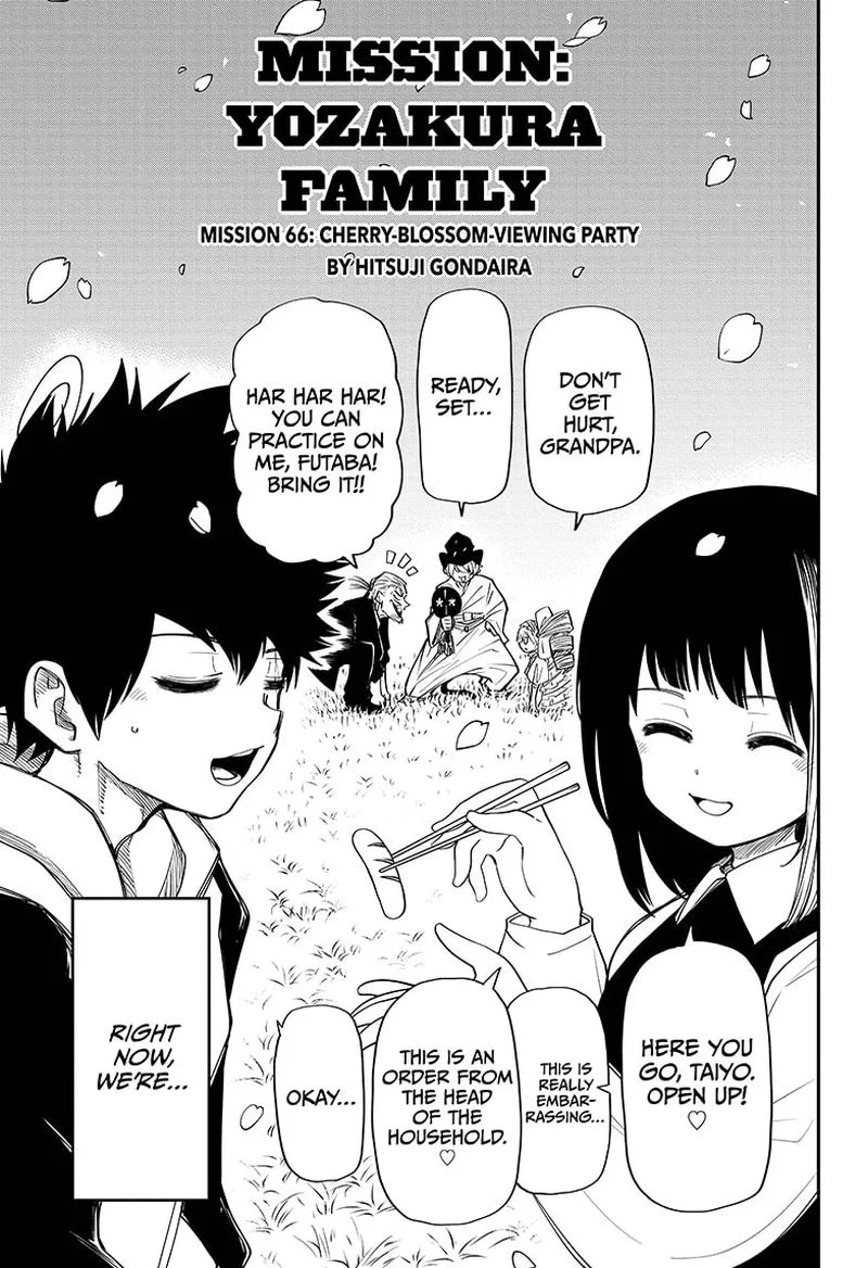 Mission: Yozakura Family Chapter 66 page 1