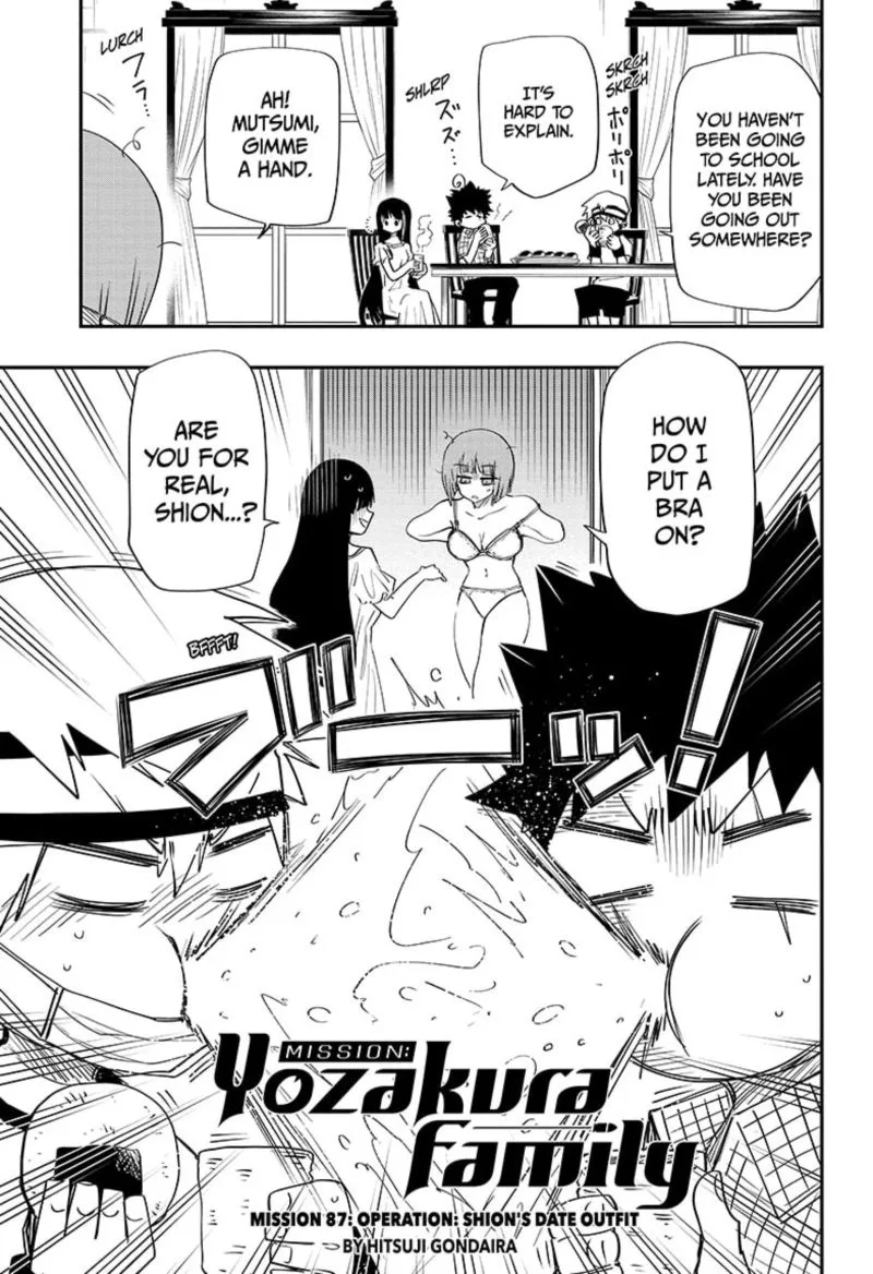 Mission: Yozakura Family Chapter 87 page 1