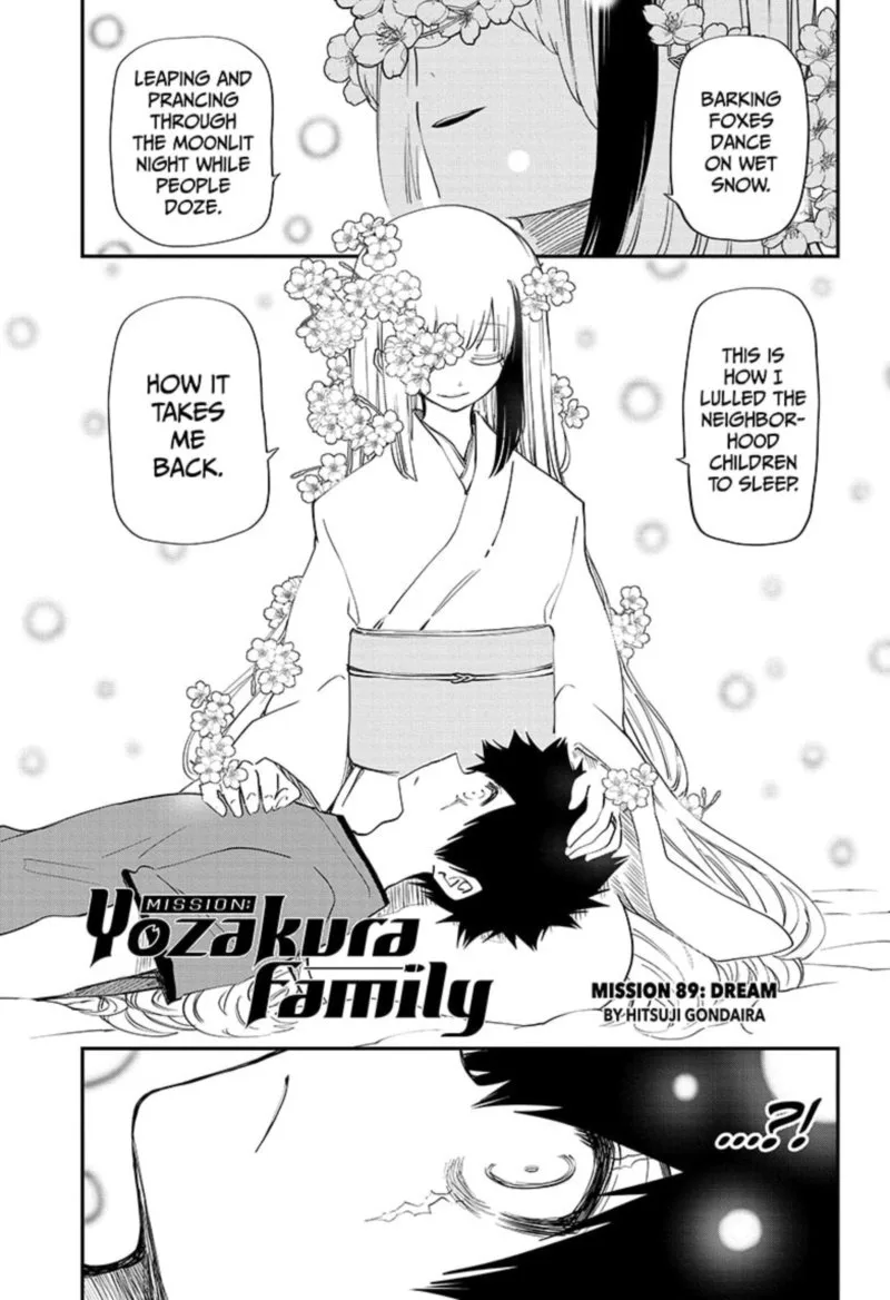 Mission: Yozakura Family Chapter 89 page 1